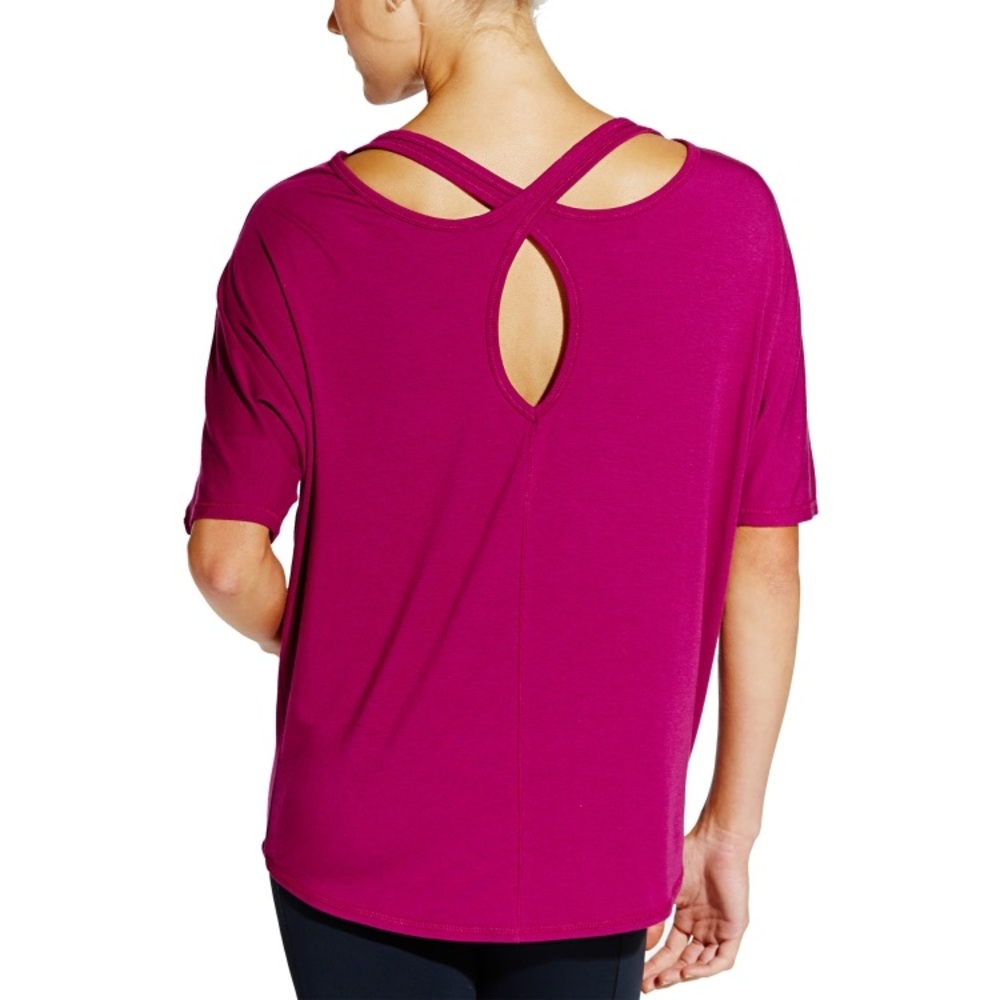 Calla by Carrie Underwood Crossback Dolman Tee