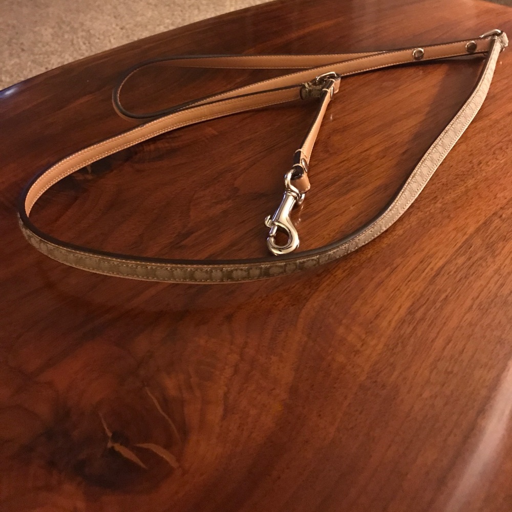 COACH Signature Dog Leash