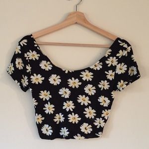 Floral crop top