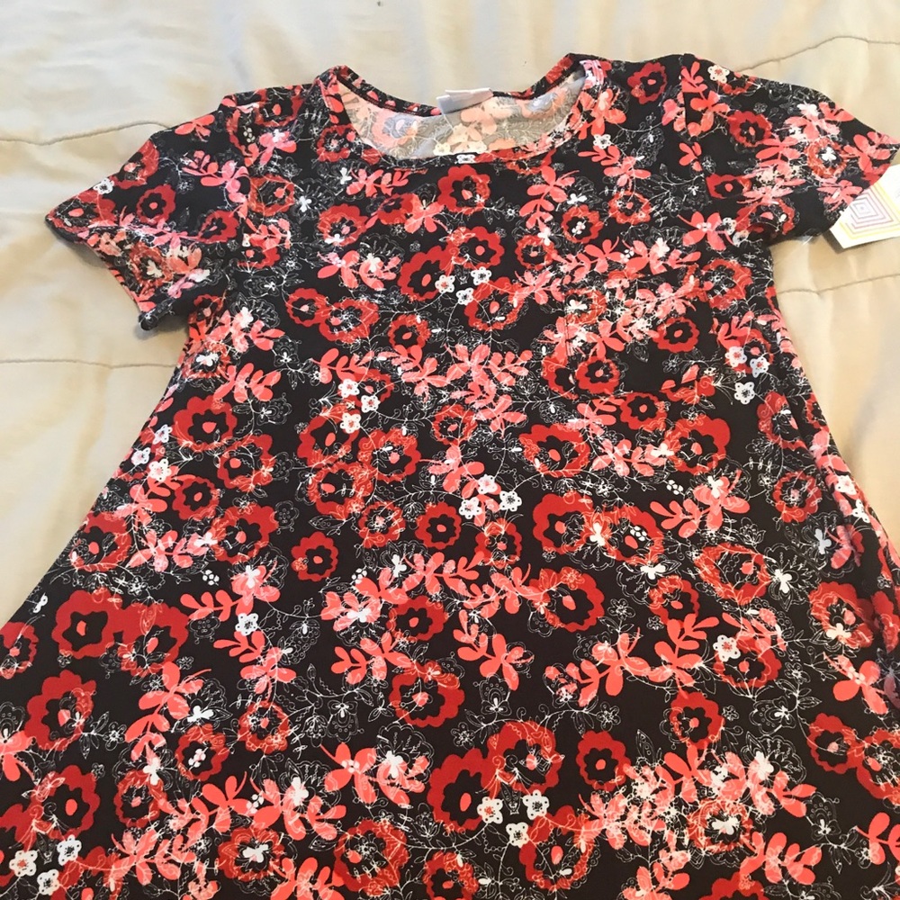 LuLaRoe XS floral leggings material Carly new