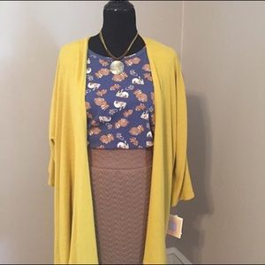 Mustard Lularoe Lindsay