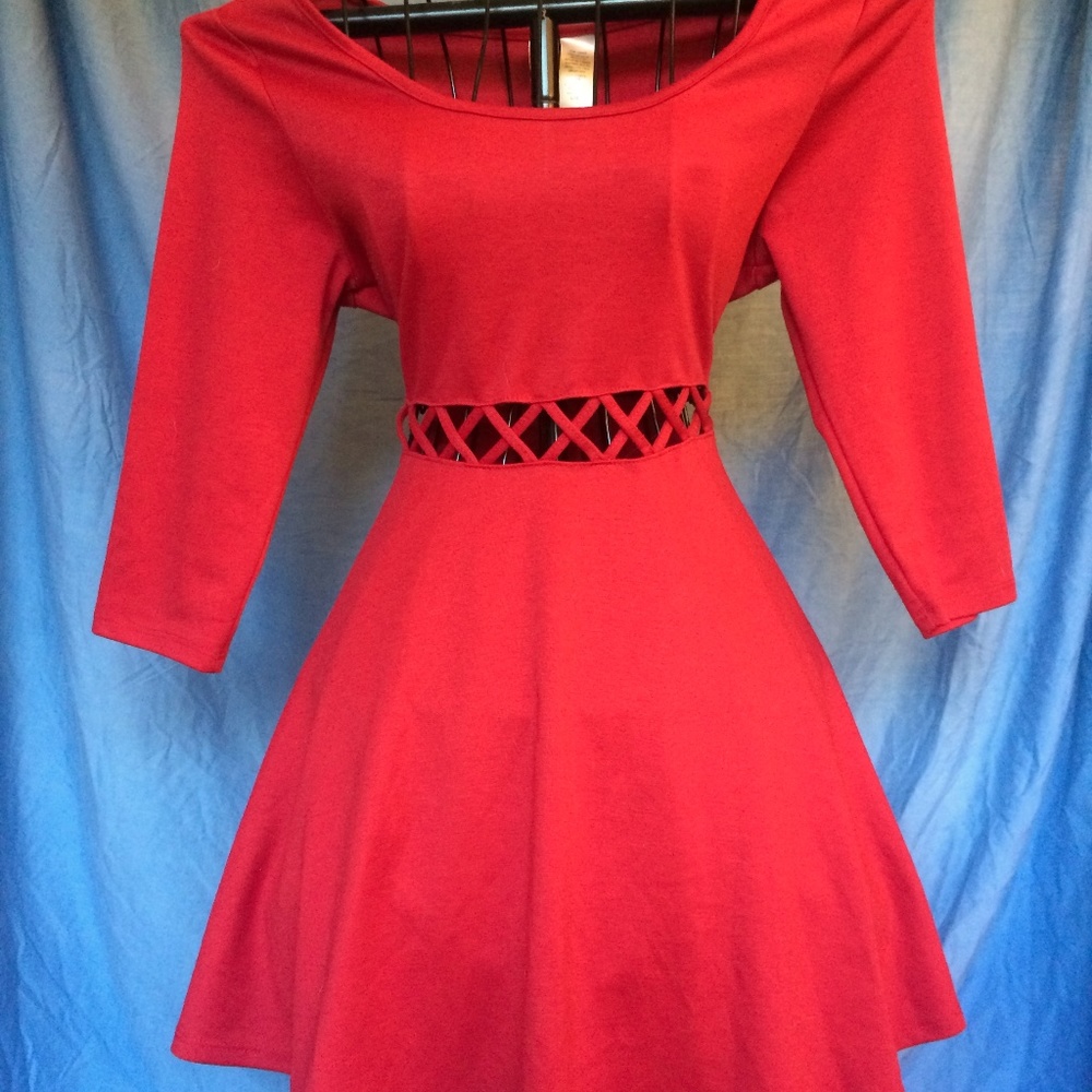 3/4 sleeved dress
