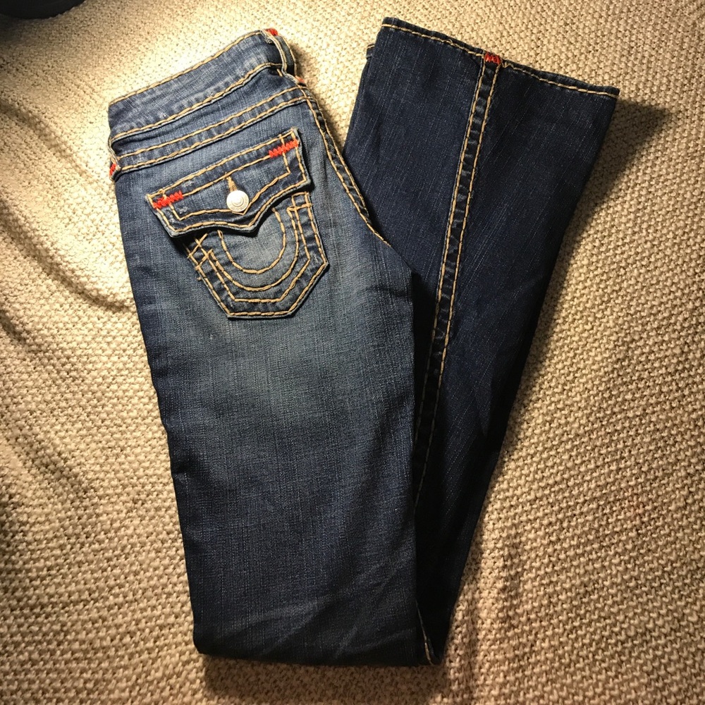 True Religion Joey Super T Flare Jeans