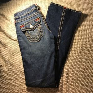 True Religion Joey Super T Flare Jeans