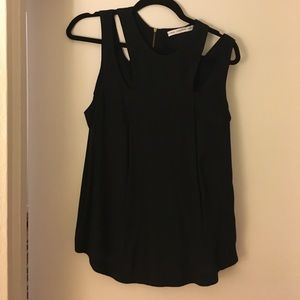 &Other Stories black top with cutouts- sz 40