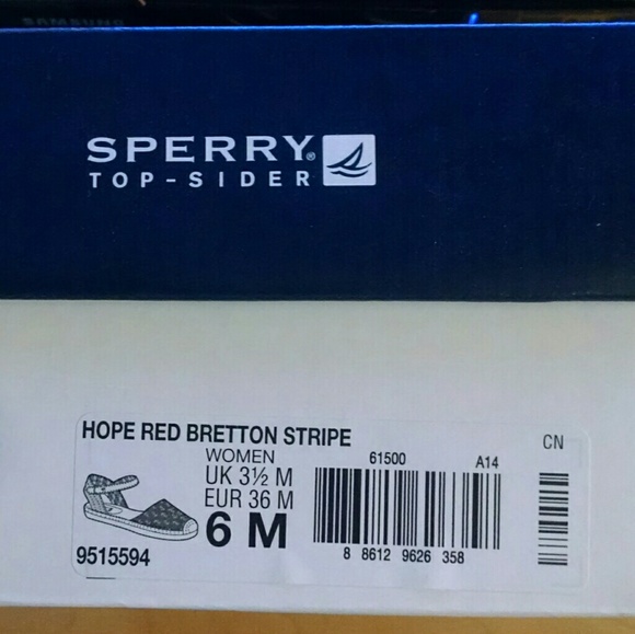Sperry Top-Sider Hope Red Bretton Stripe - Picture 7 of 12