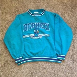 Vintage Charlotte hornets sweater sz L