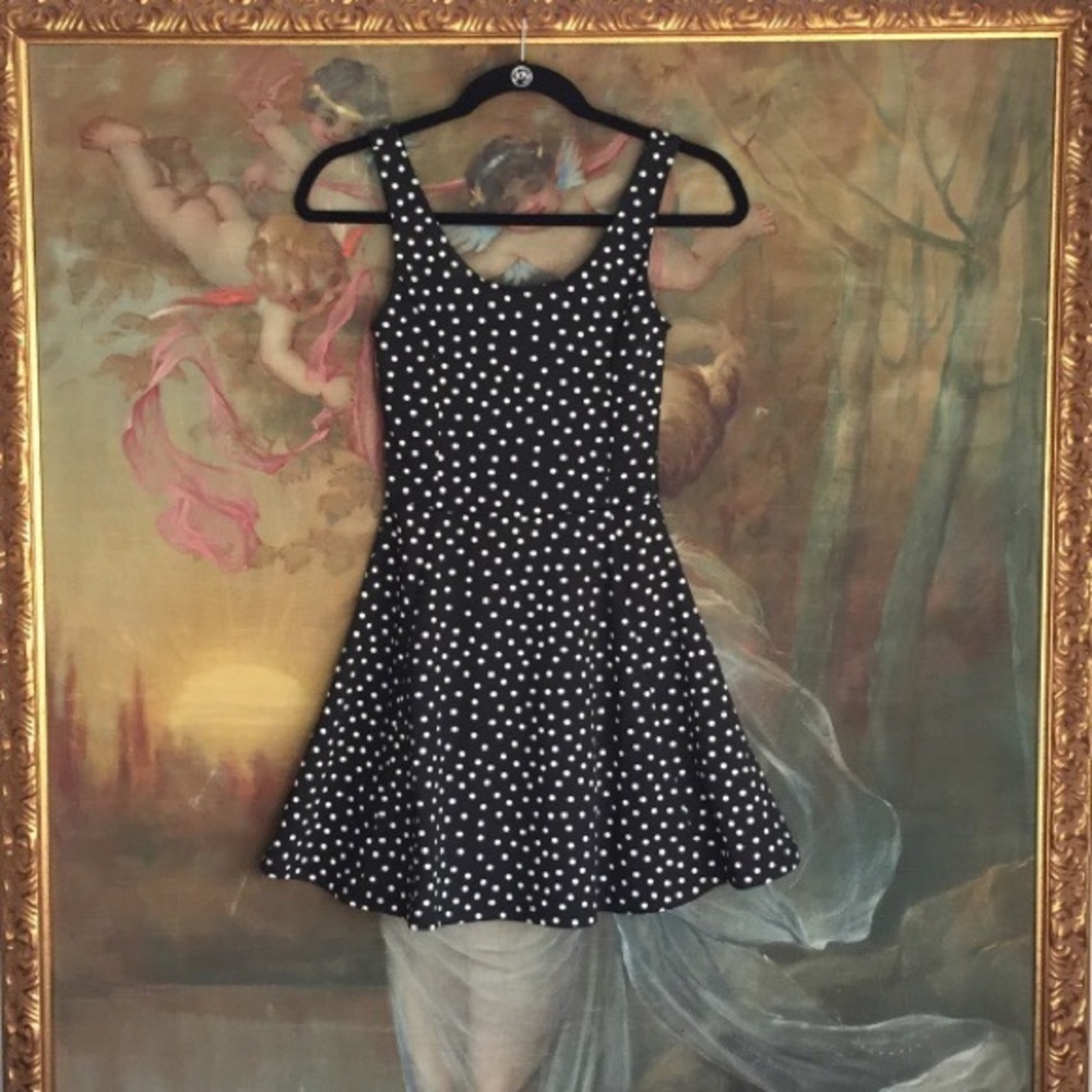 Brand new black & white polka dot dress from H&M