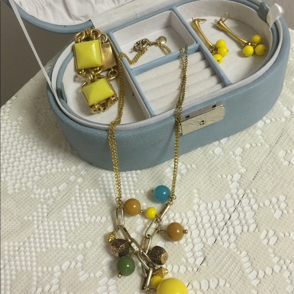 Vintage Jewelry Set, JCrew, 1970s, chunky, Retro - Picture 2 of 8