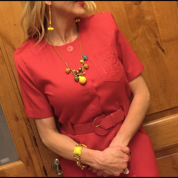 Vintage Jewelry Set, JCrew, 1970s, chunky, Retro - Picture 7 of 8