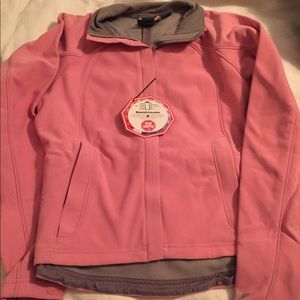 NWT pink LL Bean soft shell jacket