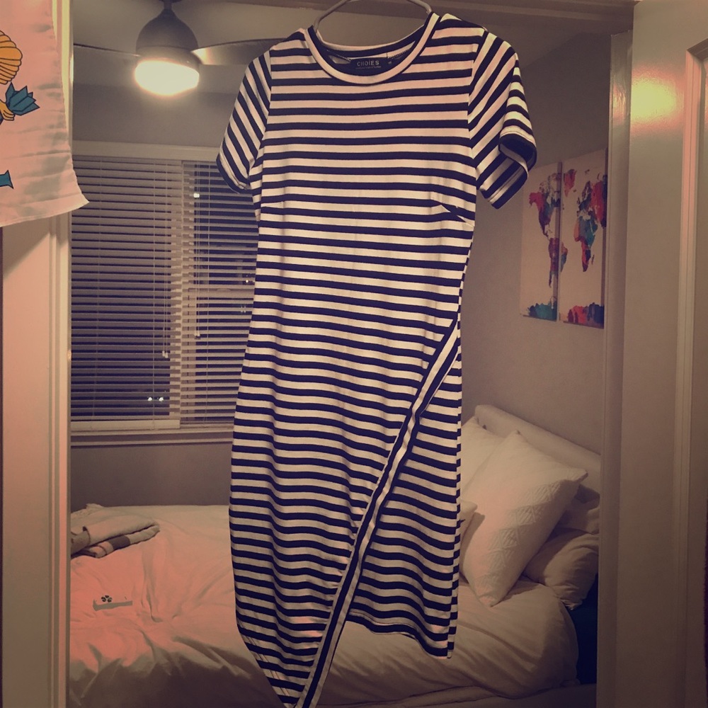 Black and white dress