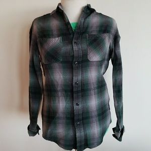 Grunge 90s green plaid flannel Grunge 90s green plaid flannel
