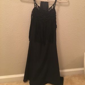 Little black fringe dress
