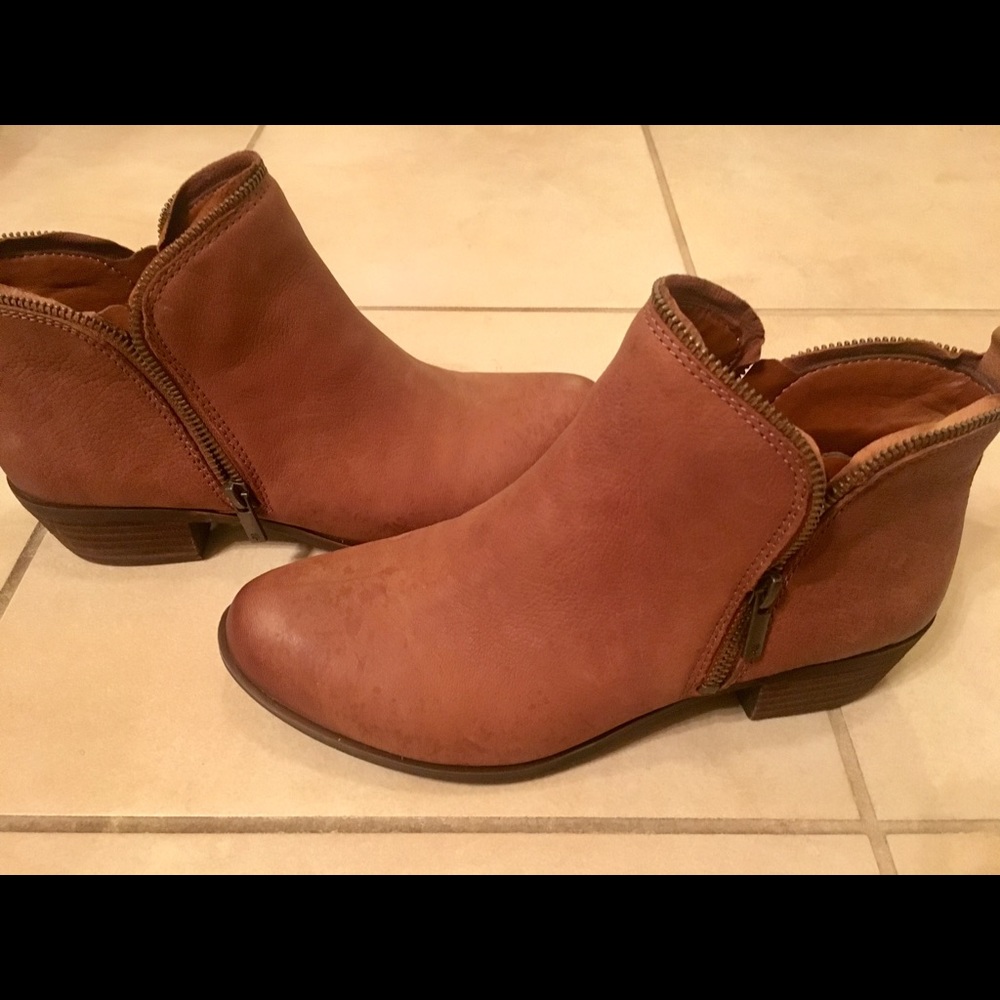 Lucky Brand Genuine Leather Booties