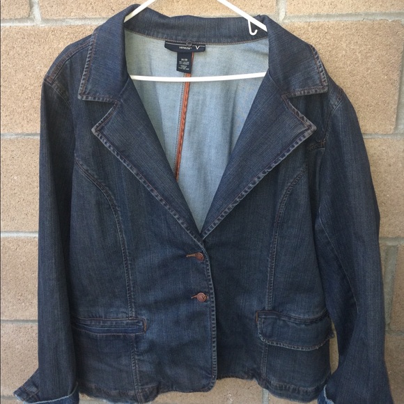 size 26 denim jacket
