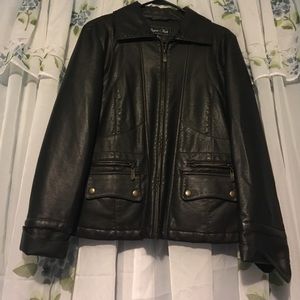 Women's leather jacket