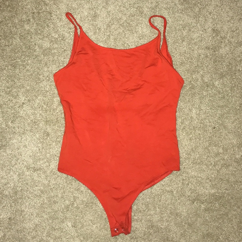 Spaghetti-strap body suit