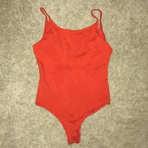 Spaghetti-strap body suit