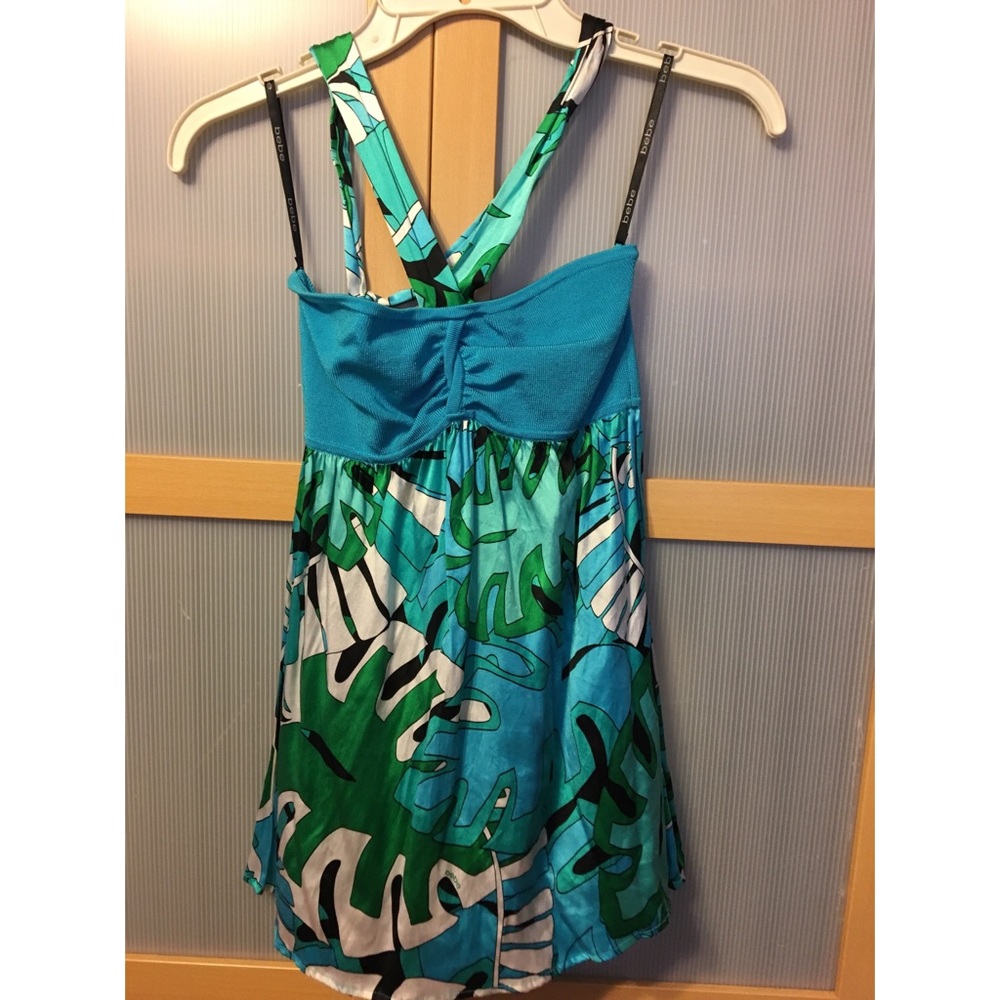 Bebe blue teal top