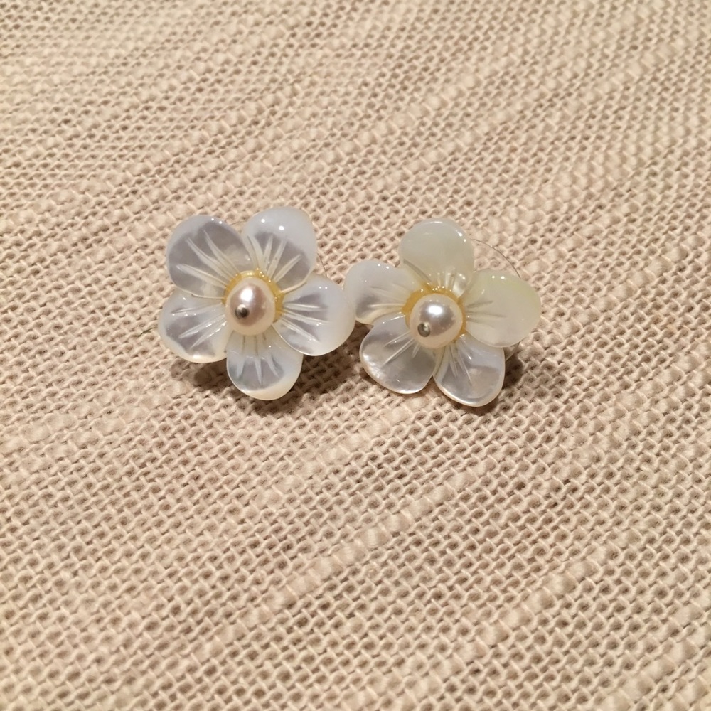 Genuine Pearl Earrings