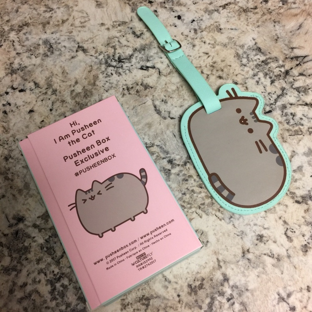Pusheen Box Luggage Tag