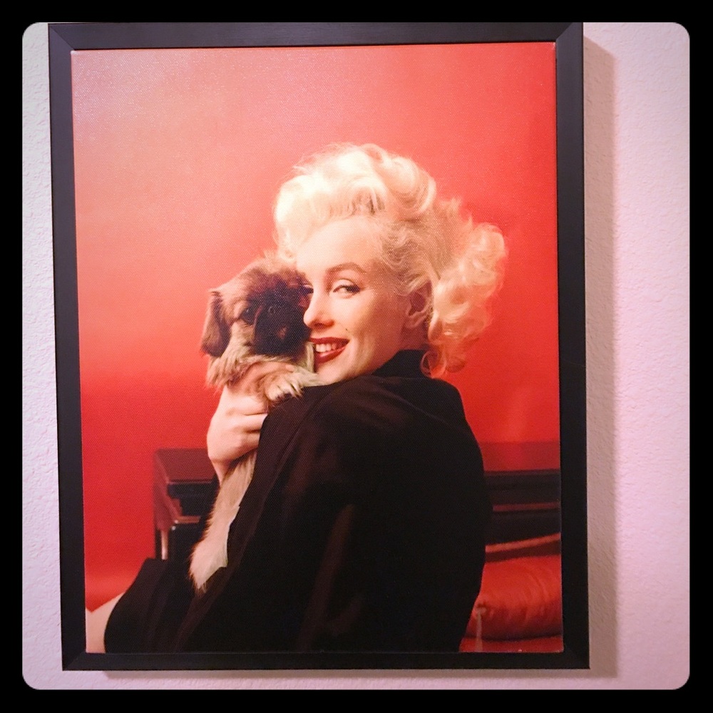 Pop out canvas painting of M.M