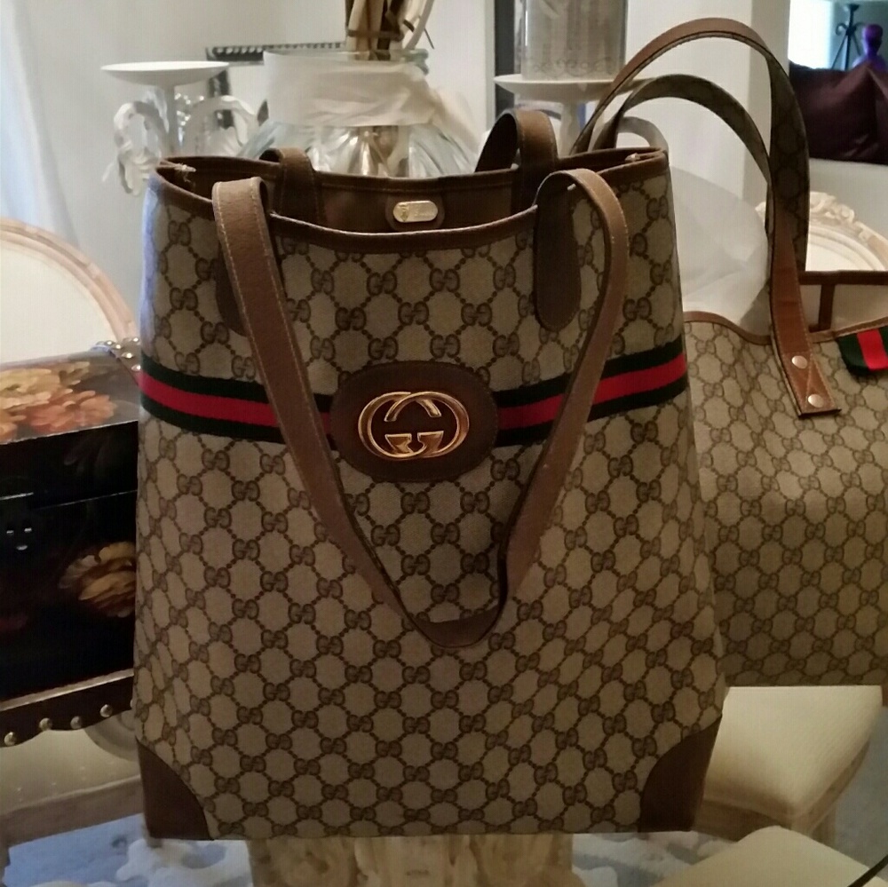 GUCCI TOTE Authentic ❤HOLD 4 KVCAMP💗