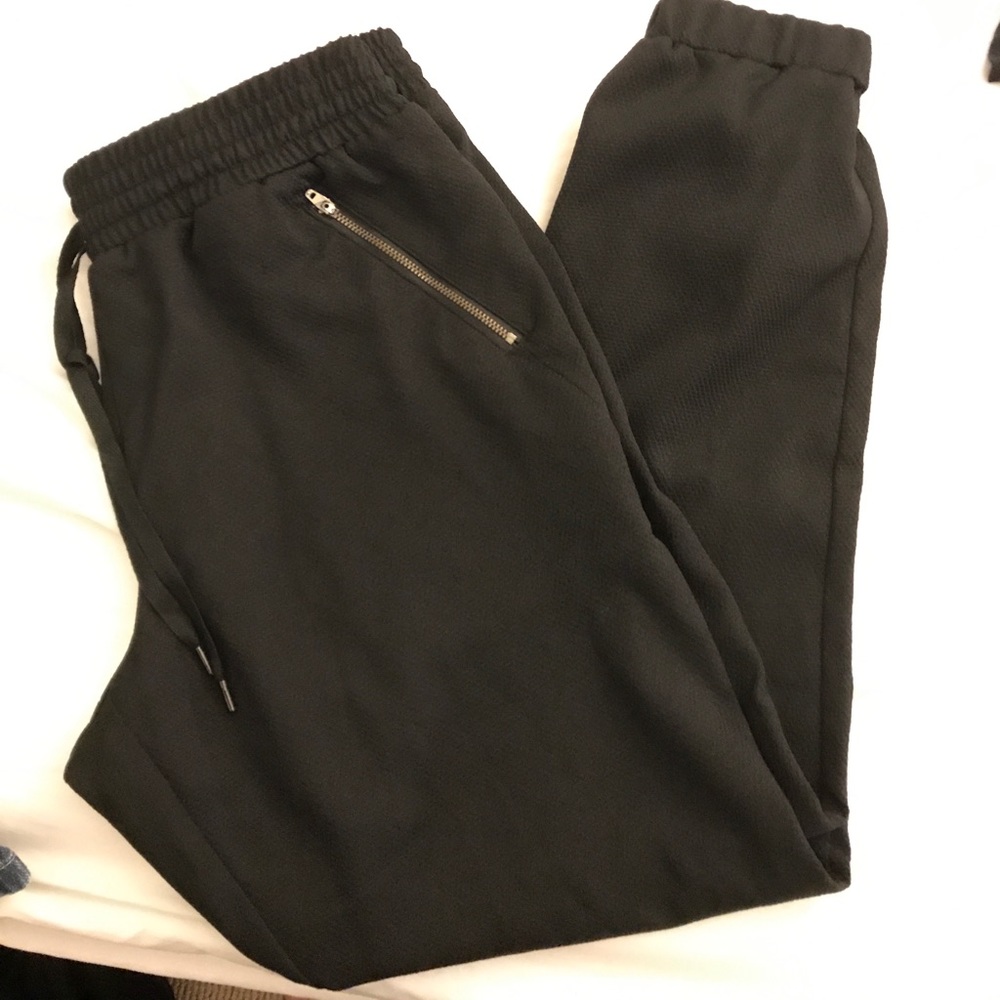 Black joggers
