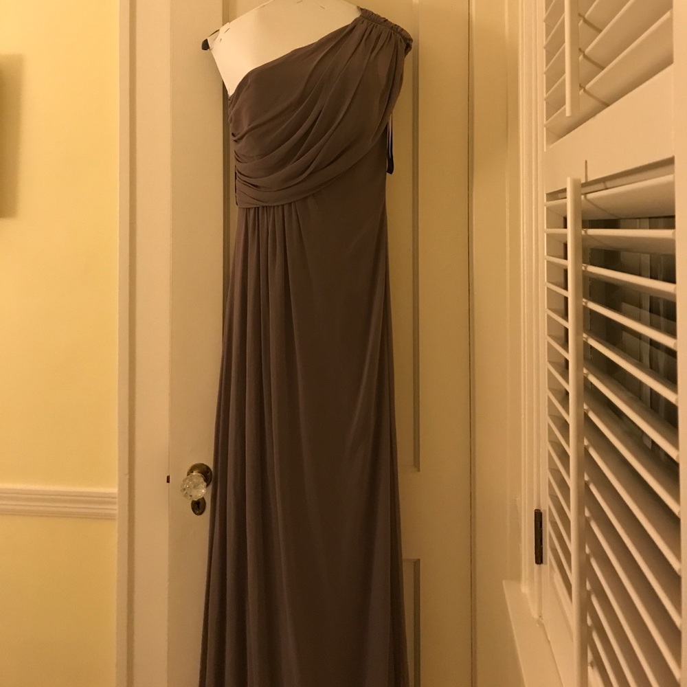 Dessy collection Bridesmaid Dress (Mocha)