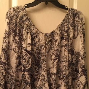 Wrap around blouse Wrap around blouse