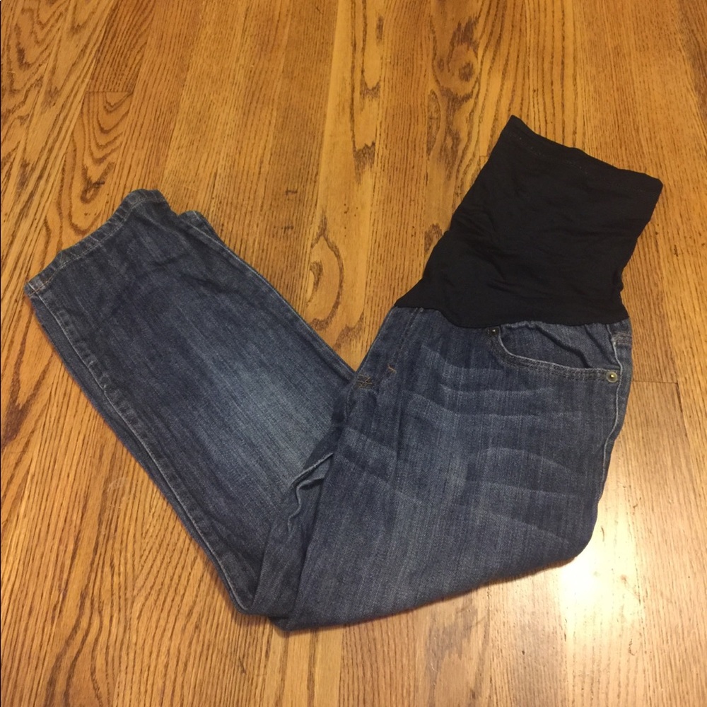 Jean maternity capris