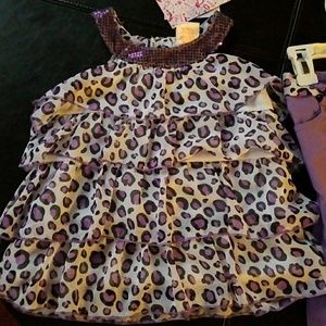 Girls tank and pant set size 6