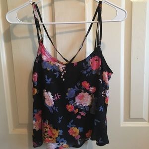 Floral tank top