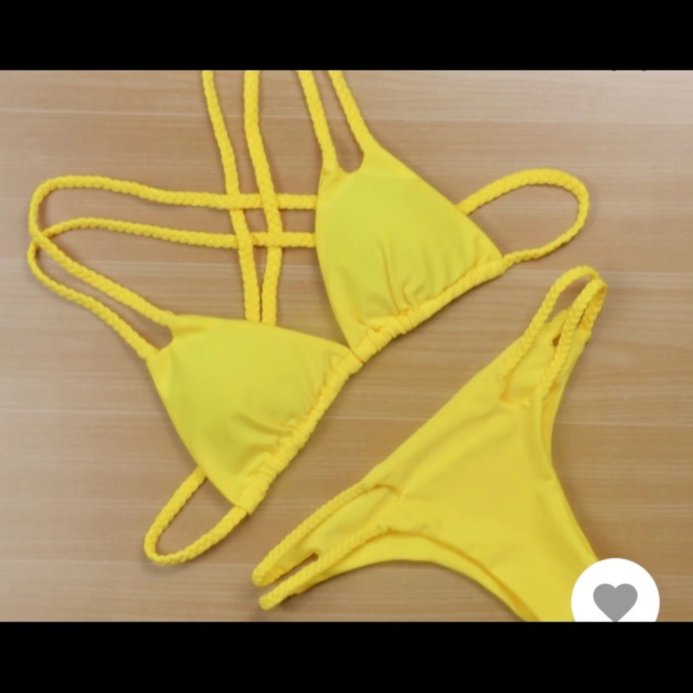 Yellow bikini