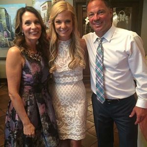 Lace Mock Neck Body Con Dress