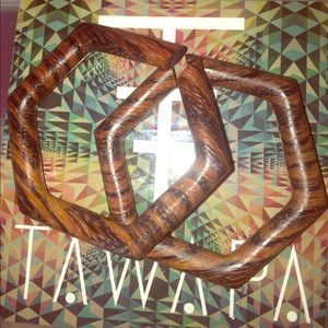 0g “tiger” wood hoops 🐯