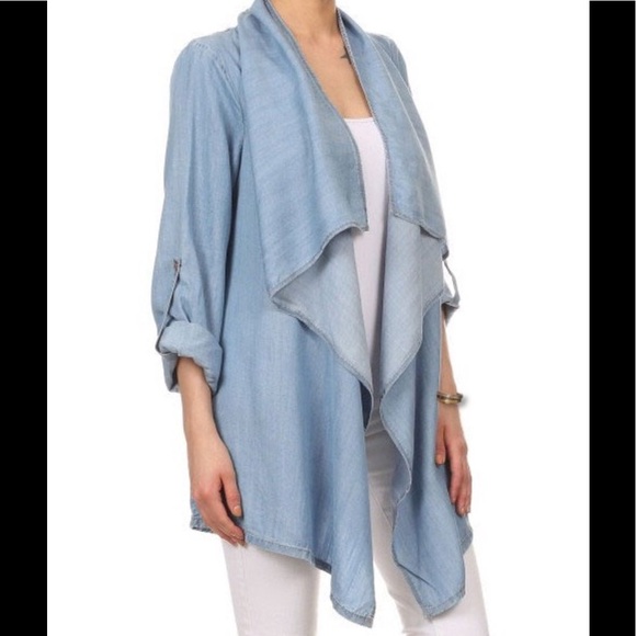 ✨Denim Cardigan✨ - Picture 2 of 4