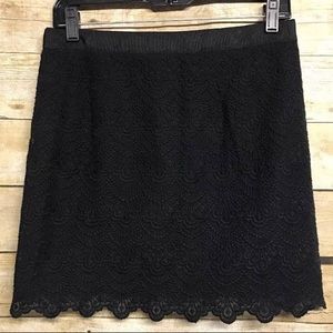 J.Crew scalloped lace mini skirt SZ 0 J.Crew scalloped lace mini skirt SZ 0