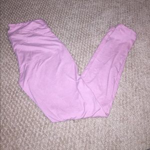 Lularoe baby pink solid leggings