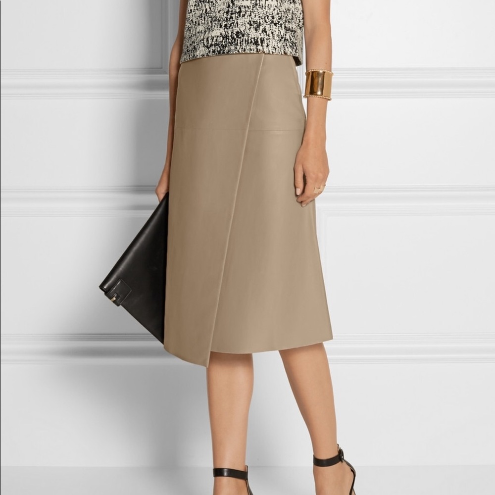 100% genuine leather skirt