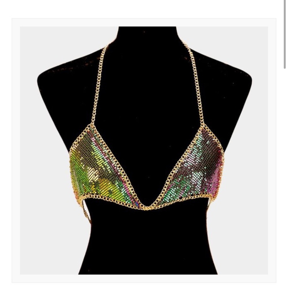 Chain top multicolor