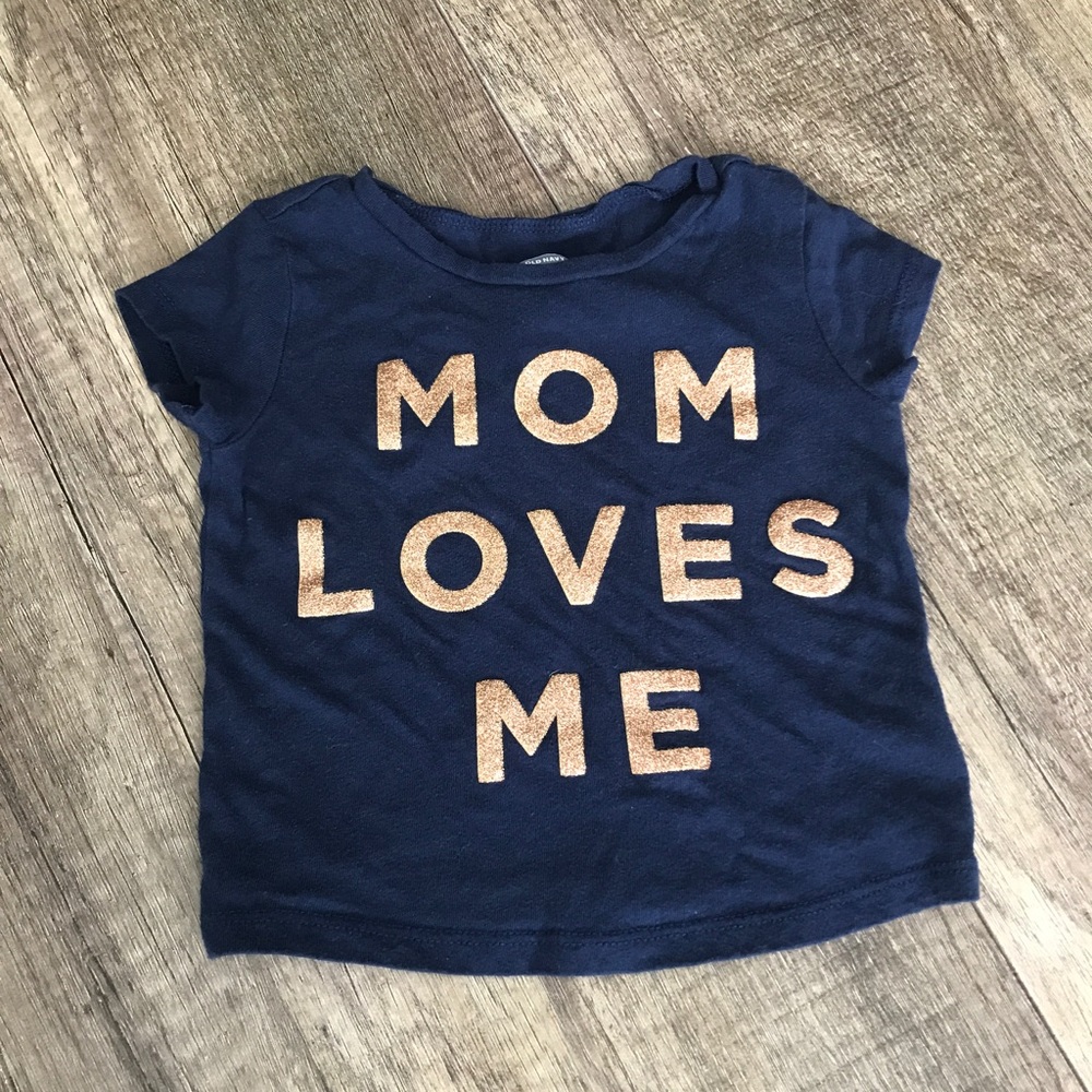 👧🏽12-18 M dark blue and gold shirt