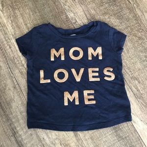 👧🏽12-18 M dark blue and gold shirt