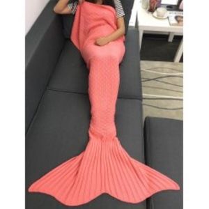 Orange Mermaid Tail Blanket Orange Mermaid Tail Blanket