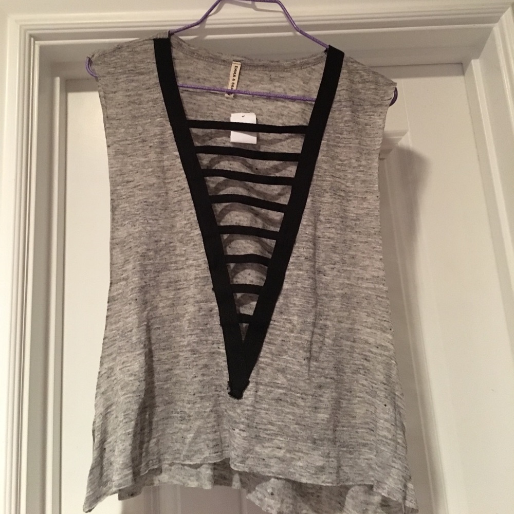 LF grey tank top
