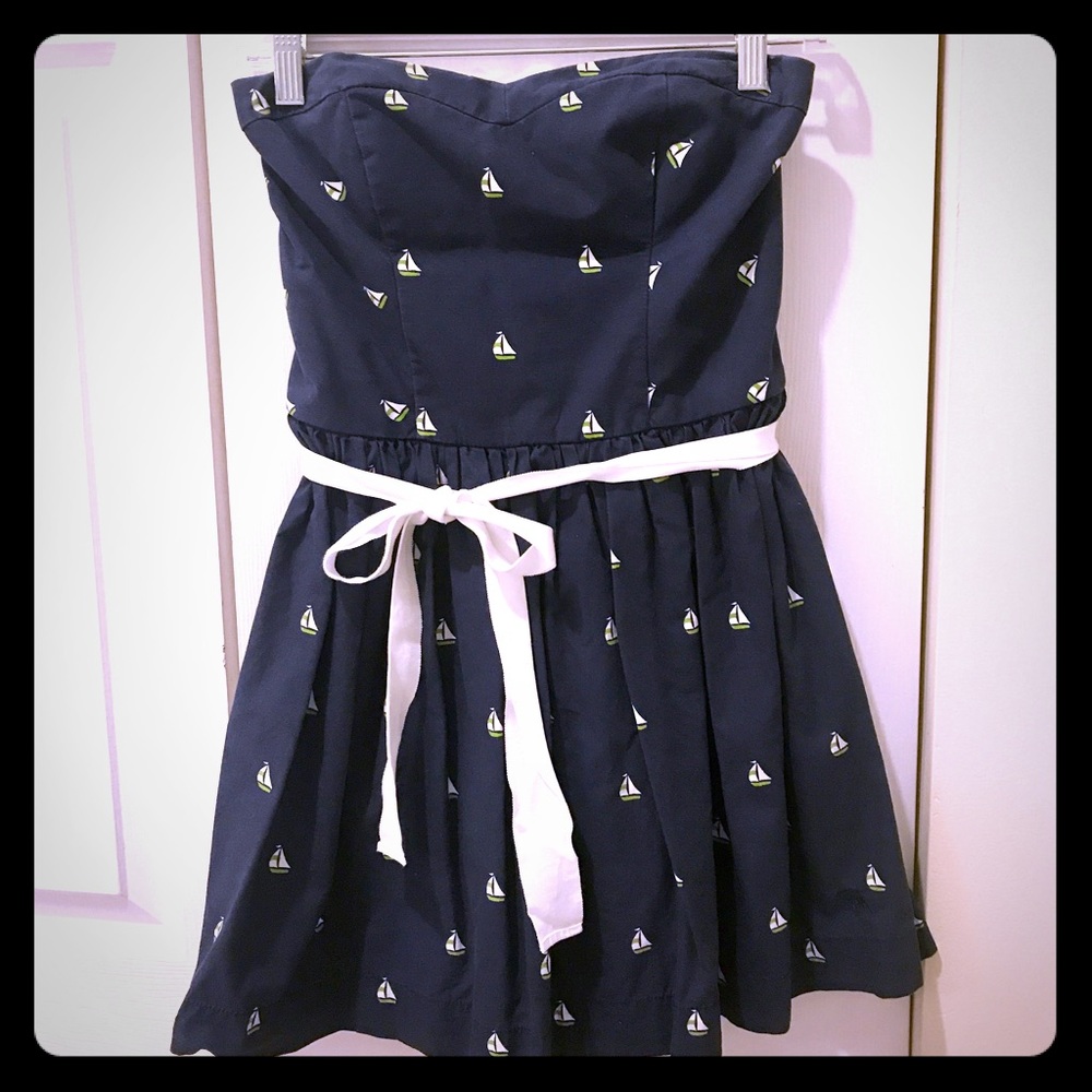 Strapless Abercrombie Sailboat Sundress
