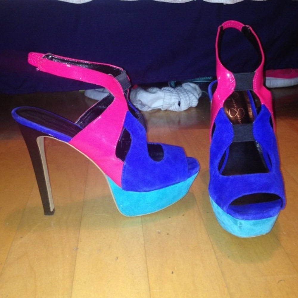 Jessica Simpson Color Block Heel