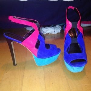 Jessica Simpson Color Block Heel