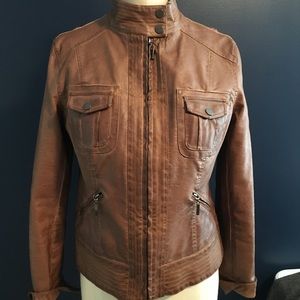 Faux Leather Jacket